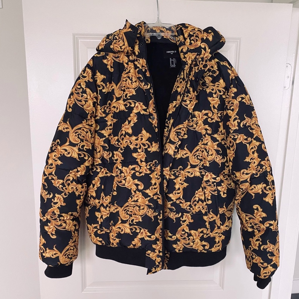 Forever 21-Mens Puffer Jacket-Size XL